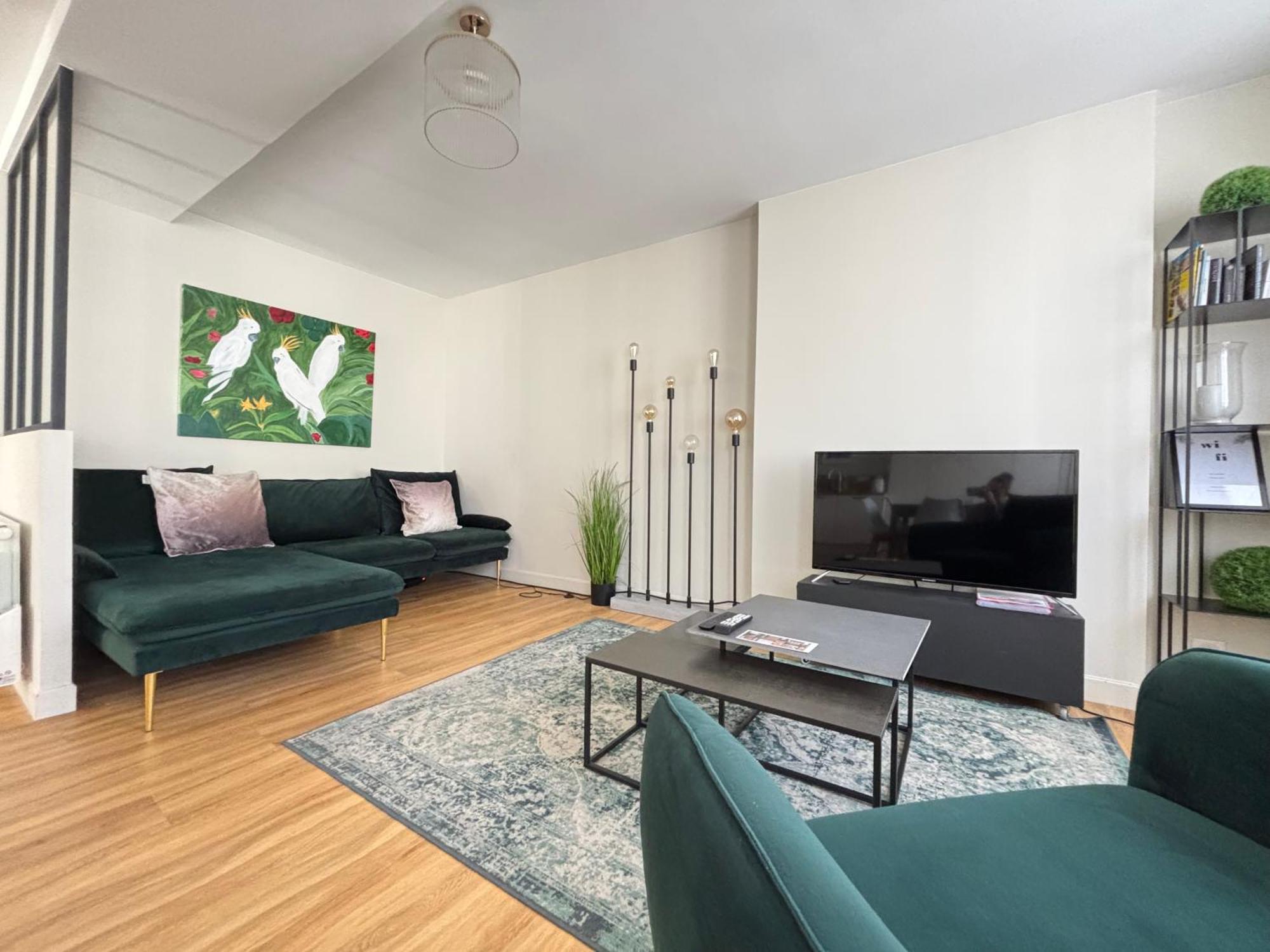 Bajocasse Apt Duplex Spacieux 3 Ch 2 Sdb Cosy Plein Centre Bayeux Decoration Elegante Proche Plages Du Debarquement Екстериор снимка